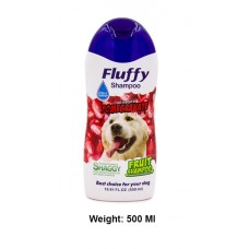 BBN Fluffy Dog Shampoo All Natural Pomegranate 500 Ml